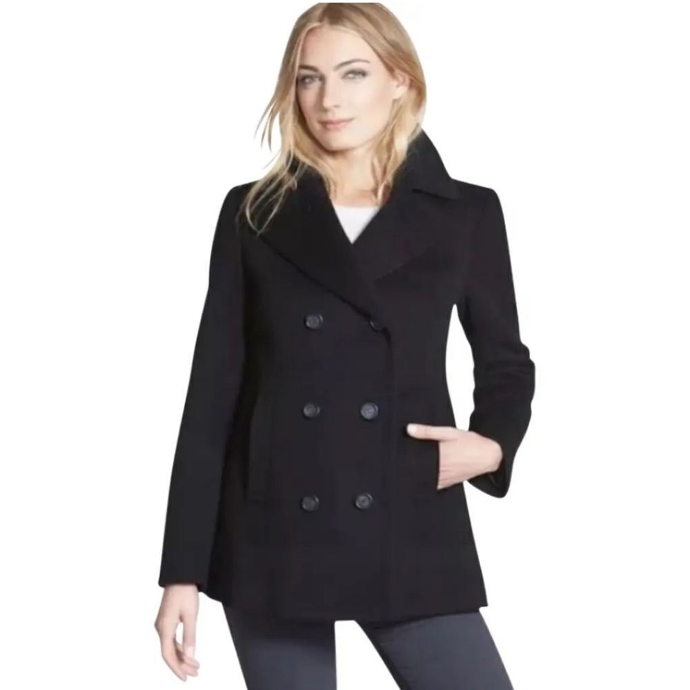 Bromley Wool Peacoat Size S